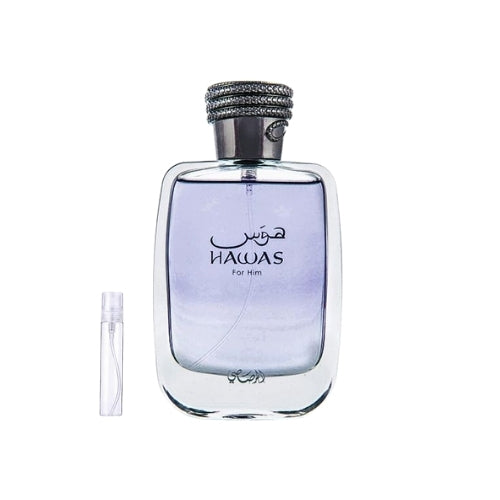 Hawas by Rasasi sample 2, 8, 10ml