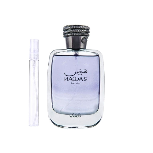 Hawas by Rasasi sample 2, 8, 10ml
