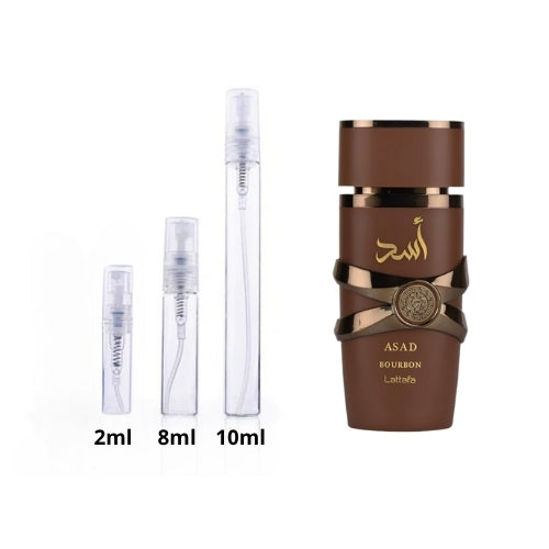 Asad Bourbon Lattafa Sample 2, 8, 10ml