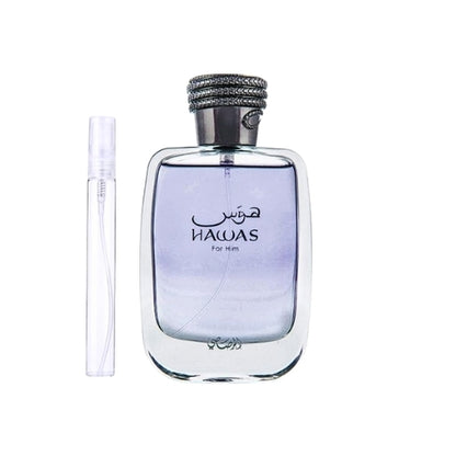 Hawas by Rasasi sample 2, 8, 10ml