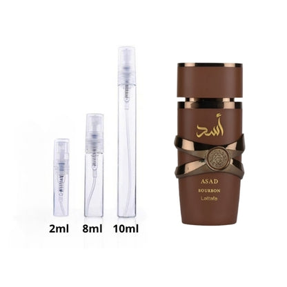 Asad Bourbon Lattafa Sample 2, 8, 10ml